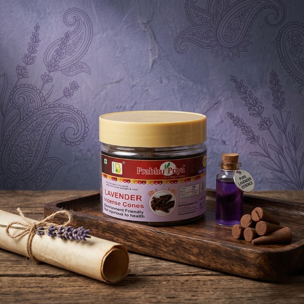 LAVENDER CONES (90 GMS)