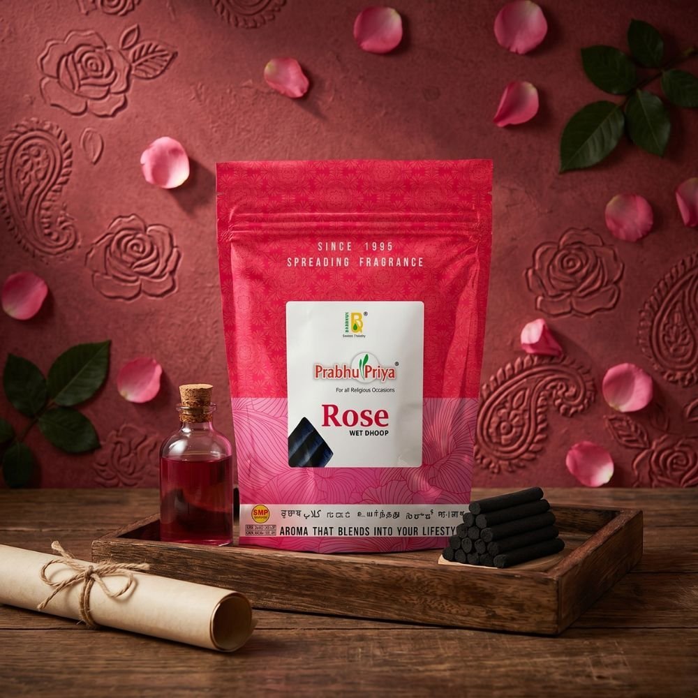 ROSE WETT  DHOOP ZIPPER PACK (10 STICKS)