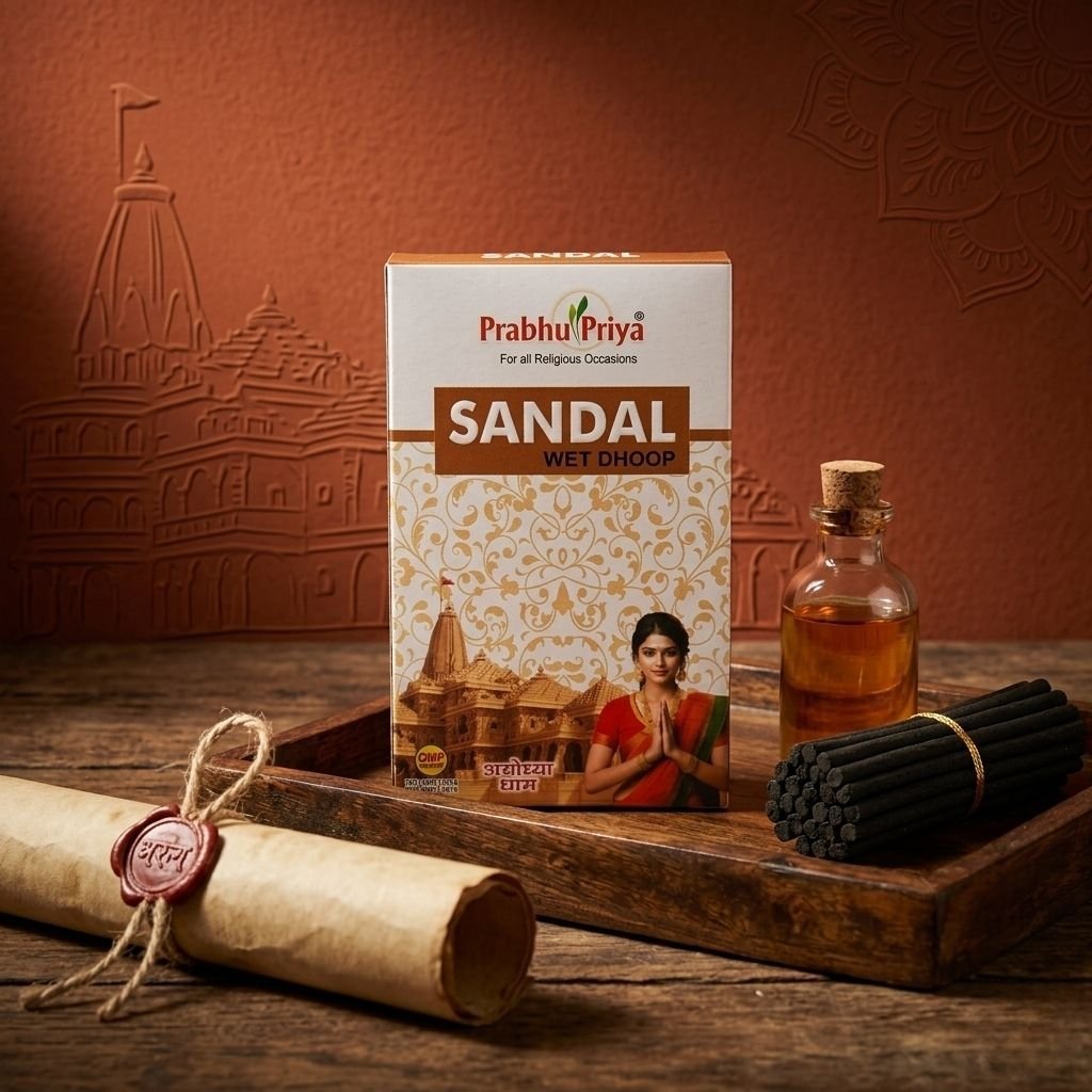 Sandal Wet Dhoop (With Match Box)